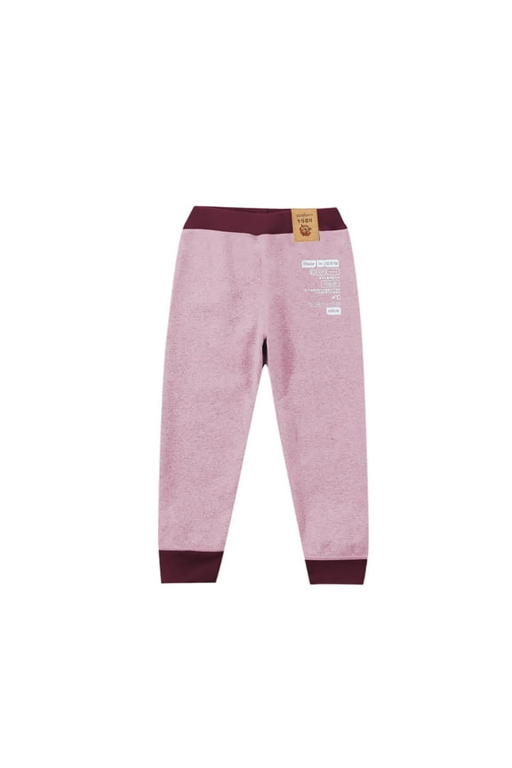 Base Layer for Kids and Toddlers Bottom Pants Winter Warm Thermal Long Johns Pants for Boys Girls 2-13 Years Purple