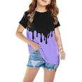 thumbnail image 1 of Gpaecead Boys Girls Easter Shirts Print Tshirt Short Sleeve Top Graphic Tshirts 3-14 Years Purple, 1 of 6