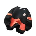 thumbnail image 1 of Gpaecead Boys Toddler Kids Oversize Sweatshirt Cotton Kids Sweater Top Pullover Shirt Fall and Winter Baby Clothes Black, 1 of 3