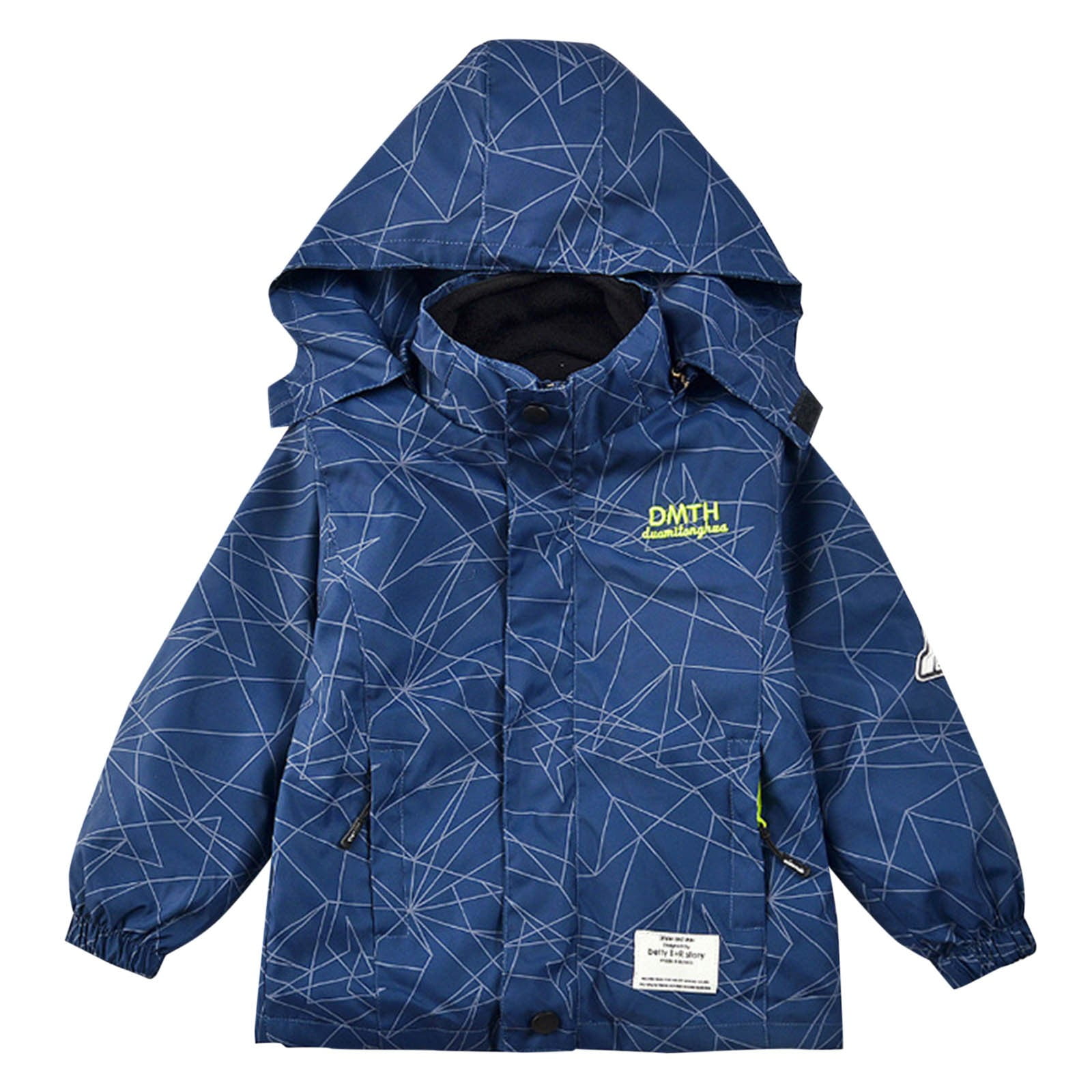 Gpaecead Boys Winter Coat 3 In 1 Waterproof Windbreaker Solid Color ...