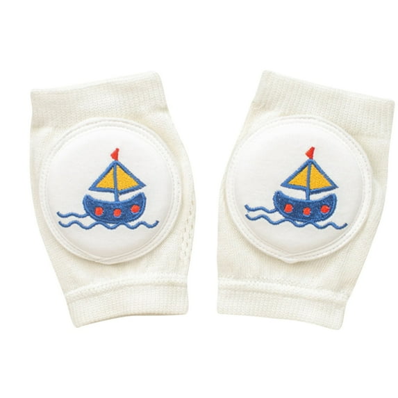 Gpaecead Cute Baby Knee Pads for Crawling Breathable Elastic Cotton Crawling Knee Pads Unisex Toddler Baby Knee Protector Sky Blue 05