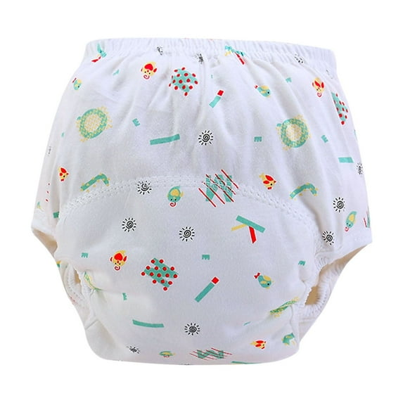 Gpaecead Diaper Covers for Girls Training Pants Boys Diaper Covers Pants for Toddlers Absorbent Potty Training Pants for Boys and Girls White 02