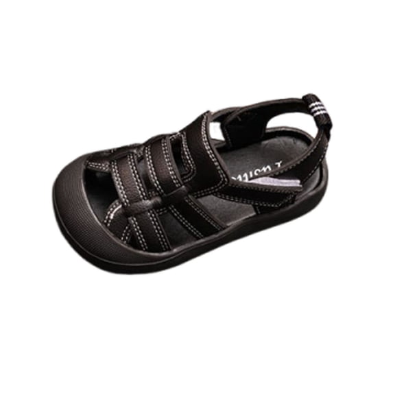 Gpaecead Girls Closed Toe Sandals Non-Slip Soft Sole Beach Shoes Barefoot Tread Water Shoes Quick-Dry Casual Shoes Black