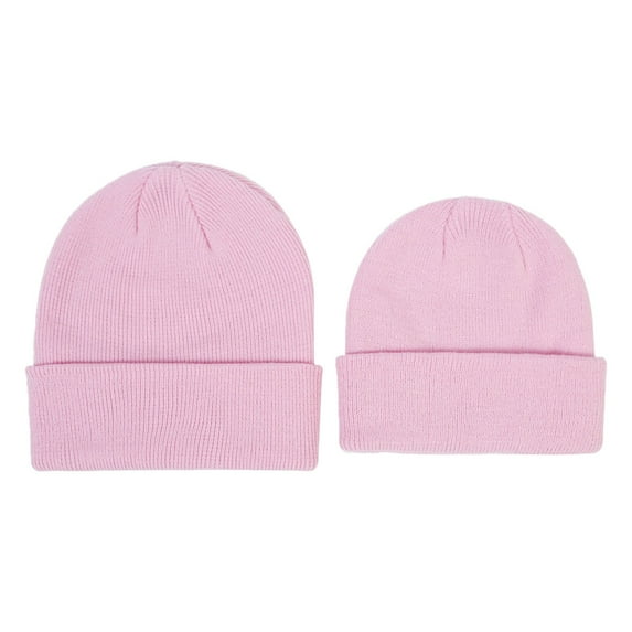 Gpaecead Kids Winter Beanies Knitted Warm Cold Weather Beanie Hats Caps Cute Soft Cap for Children Christams Gifts for Boys and Girls Pink 04