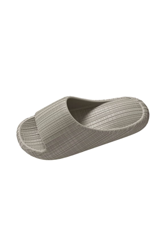 Men Thick Sole Bathroom Slippers Eva Non Slip Soft Bottom Home Sandals Spring Summer Cushioned House Slides With Enhanced Grip, Gray