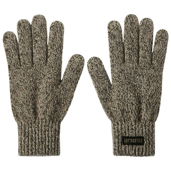 Gpaecead Men's Cold Weather Work Gloves - Thermal Insulated With Reinforced Palm For Grip & Durability Khaki