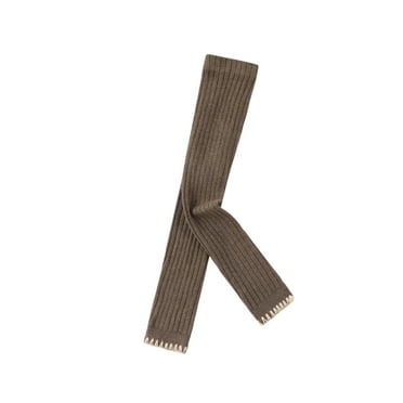 Gpaecead Toddler Baby Girls Leggings Tights Ruffle Ribbed Knit Stocking Infant Fall Winter Warm Bottom Pants 0-8 Years Brown