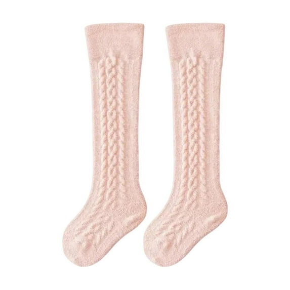 Gpaecead Toddler Baby Solid Color Cotton Baby Newborn Cotton Socks Baby Socks Pink