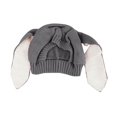 thumbnail image 1 of Gpaecead Toddler Baby Solid Color Rabbit Cute Knitted Hat Warm Hat Gray, 1 of 6