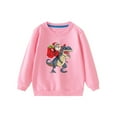 thumbnail image 1 of Gpaecead Toddler Boys Girls Christmas Sweatshirt Kids Reindeer Sweater Pullover Tops Long Sleeve Unisex Xmas Shirt Pink, 1 of 3