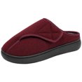 Close Loop Hook Gpaecead Women's Adjustable Hook And Loop Warm Slippers Closed Toe Wide ...