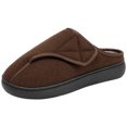 Close Loop Hook Gpaecead Women's Adjustable Hook And Loop Warm Slippers Closed Toe Wide ...