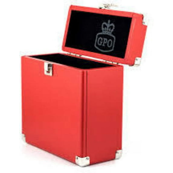 Gpo Swb18Red 12 in Vinyl Record Case Red