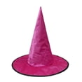 thumbnail image 1 of Gpoecd Baseball Hats for Women Halloween Witch for Pointed Gothic with Glitter Party Mens Baseball Cap Hot Pink,One Size, 1 of 2