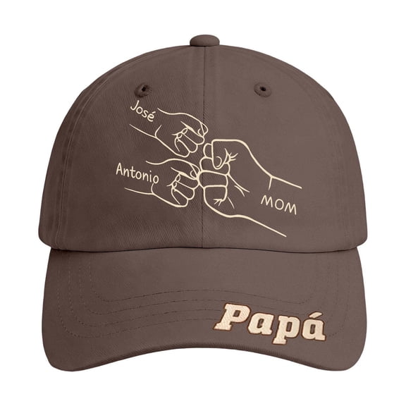 Gpoecd Womens Baseball Hat Customized Father’S Day for Dad with Customizable Text and Logo Men'S Baseball Caps Coffee_003,One Size