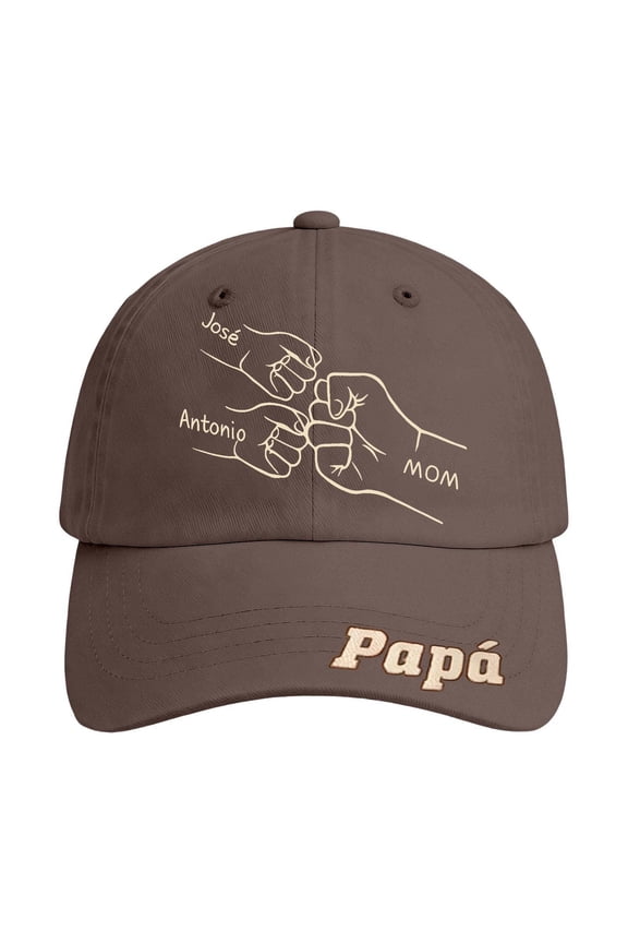 Womens Baseball Hat Customized Father’S Day for Dad with Customizable Text and Logo Men'S Baseball Caps Coffee_003,One Size