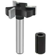 Gpoty 1/4 Shank Planer Router Bit 1/4 inch Shank 1 inch Cutting Diameter Slab Flattening Router Bit Planing Bit Wood Planing Bit Dado Planer Bit Tool