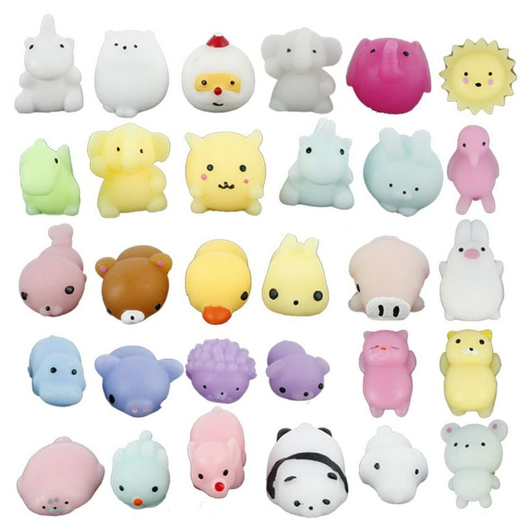 Buy 32 PCS Mochi Squishy Toys Mini Kawaii Stuff for Kids Small Animals Squishies  Pack Fidget Toys Filled with Clear Box Online at desertcartMalaysia