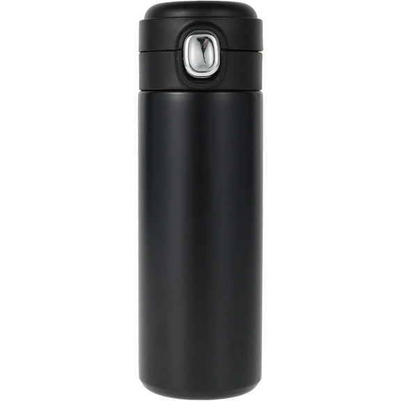 Gpoty 450ml Stainless Steel Travel Cup with Leak-proof Lid Insulated Vacuum Travel Coffee Mug Pop-up Travel Coffee Cup for Hot and Cold Water Coffee and Tea for Household Travel