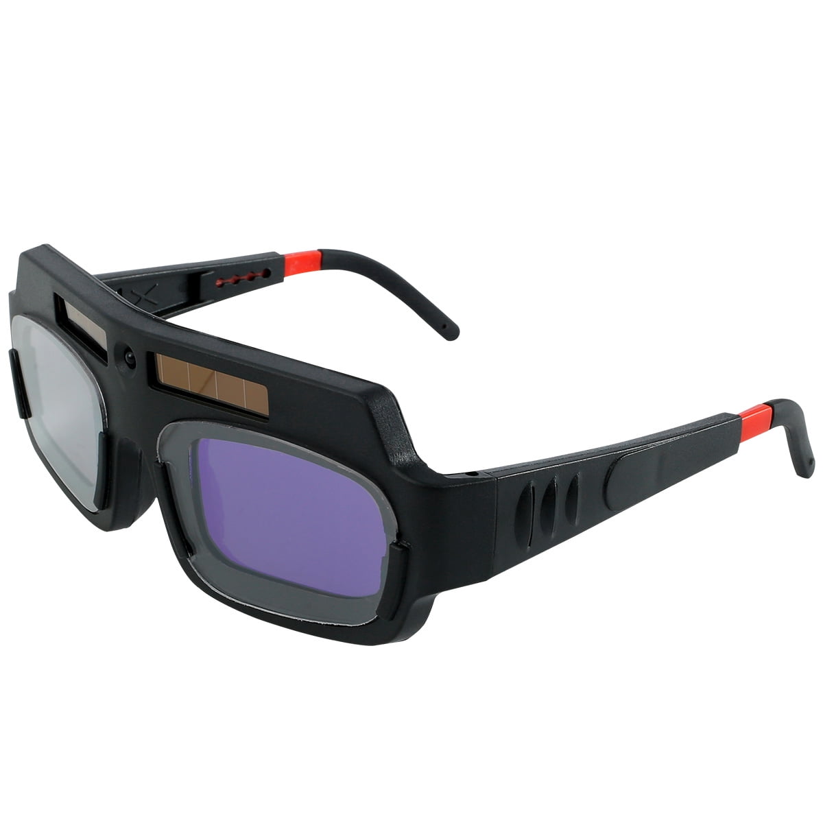 Auto-Darkening Welding Helmet – Solar-Powered, 2 Arc Sensors, Welding Goggles & Mask Combo