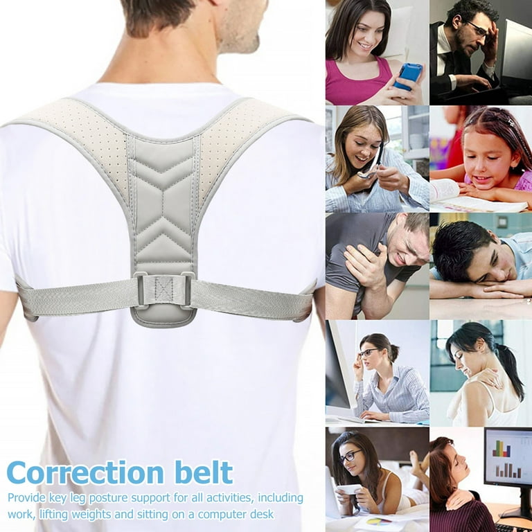 Gpoty Posture Corrector for Men and Women Adjustable Upper Back