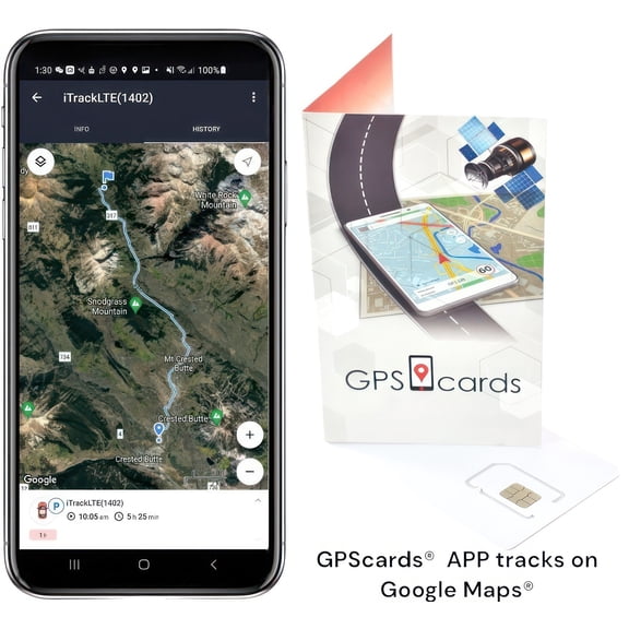 Gps Cards For Logistimatics Pocket Gps Tracker/ Movement Detection/ Hybrid Maps