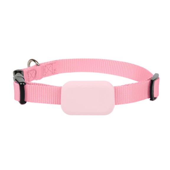Gps Collar for Dogs Real Time Location Tracking Pink Nylon Dog Collar Waterproof Pet Tracker for Small Medium Large Dogs Great Gift for Pet Owners