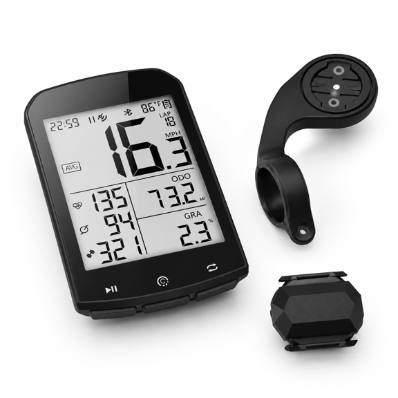 Gps Wireless Bikeputer M1 2.9" Lcd Screen Ipx6 1200mah
