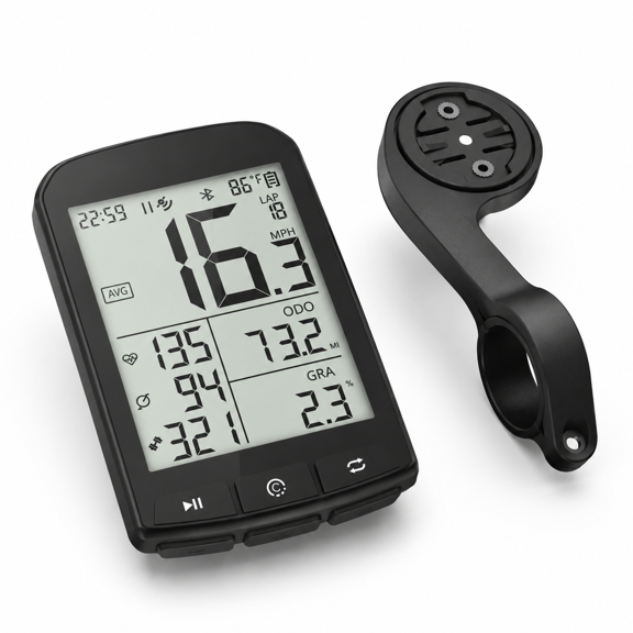 Gps Wireless Bikeputer M1 2.9" Lcd Screen Ipx6 1200mah