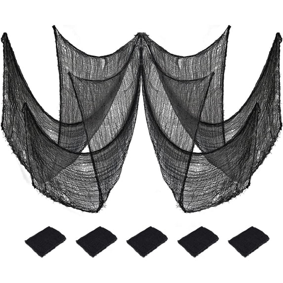 Gqqkzmb 72" x 30" Halloween Creepy Cloth - Halloween Spooky Fabric Cloth - Scary Gauze Creepy Cloth for Halloween Party Yard Wall Doorway Outdoors Decorations