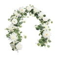 thumbnail image 1 of Gqtwoy 1.8m Wedding Simulation Flower Artificial Vine Eucalypt Leaf, Decorative Vines for Wedding Arch, Festive Event Decoration, Versatile Rattan Hanging Decor, Colorful Celebrations, 1 of 6