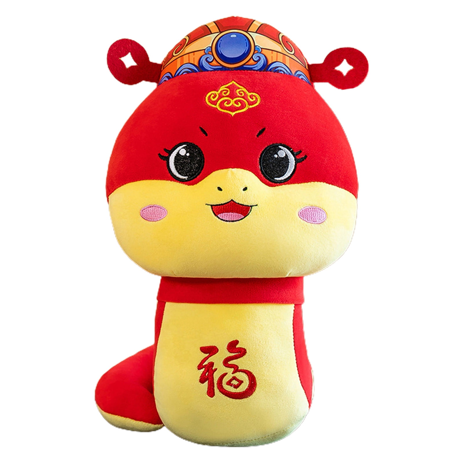 Gqtwoy 2025 Year of the Snake Plush Doll, Chinese Zodiac Snake Toy ...
