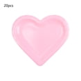 thumbnail image 1 of Gqtwoy 20Pcs Heart Shaped Paper Plates for Valentines Day, Disposable Party Tableware, Romantic Decorations, Light Weight Eco-Friendly Plates, Perfect for Birthdays and Gatherings, 1 of 6