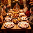 thumbnail image 1 of Gqtwoy 20Pcs Thanksgiving Paper Plates, Disposable Tableware, Festive Pumpkin and Maple Leaves Patterns, Perfect for Fall Harvest Party Celebrations, Eco-Friendly and Convenient for Gatherings, 1 of 6