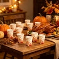 thumbnail image 1 of Gqtwoy 20Pcs Thanksgiving Paper Plates, Disposable Tableware, Festive Pumpkin and Maple Leaves Patterns, Perfect for Fall Harvest Party Celebrations, Eco-Friendly and Convenient for Gatherings, 1 of 6