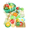 thumbnail image 1 of Gqtwoy 29Pcs Cutting Play Food Toy for Kids, Pretend Play Kitchen Accessories, Kitchen Toys Accessories, Fake Fruit/Vegetable, Educational Toy and Birthday Gift, 1 of 7