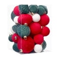 thumbnail image 1 of Gqtwoy 35Pcs Christmas Ornaments Velvet, Shatterproof Assorted Hanging Decorations, Christmas Tree Decor, Perfect for Parties and Home Decor, Unique and Stylish Holiday Accessories, 1 of 6