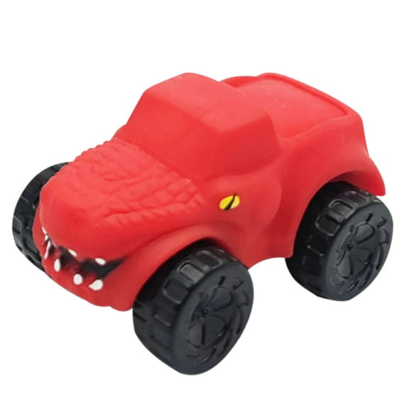 Gqtwoy 3Pcs Stretchable Dinosaur Transformer Scooter - Durable Rubber Sand Car Toy with Wheels for Kids, Motor Skill Development, Bright Colors & Safe Design