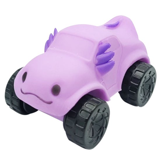 Gqtwoy 3Pcs Stretchable Dinosaur Transformer Scooter - Durable Rubber Sand Car Toy with Wheels for Kids, Motor Skill Development, Bright Colors & Safe Design