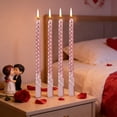 thumbnail image 1 of Gqtwoy 4Pcs Electroplated Thread Candle, Romantic Wedding Decor, Dripless Wax Candle, Elegant Dining Table Decoration, Scent-Free Decorative Candle, Cozy Indoor Ambiance, 1 of 6