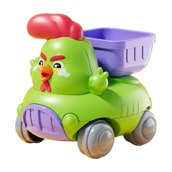Gqtwoy Animals Inertia Engineering Vehicle Toy Car, Excavator, Movable Play Vehicle, Interactive Engineering Simulation, Lively Design