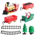 thumbnail image 1 of Gqtwoy Christmas Electric Train Set for Kids, Mini Simulation Train with Retro Lighting & Music, Interactive Play, Assembly Required, 1 of 9