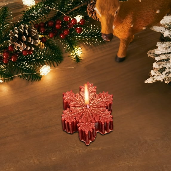 Gqtwoy Christmas Handmading Candle, Winter Aroma Candle, Festive Decor, Soy Wax Candle for Home Ambiance, Unique Handmade Gift for Holiday Celebrations, Decorative Candle