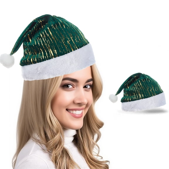 Gqtwoy Christmas Santa Hat, Super Soft Holiday Accessory, Festive Party Decoration, Jolly Gift for Family Gatherings, Unique Design for Winter Celebrations