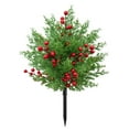 thumbnail image 1 of Gqtwoy Christmas Simulation Greenery Pine Trees, Artificial Indoor Home Decor, Realistic Fake Shrubs for Garden, Patio, and Doorway Decoration, Ideal Gift for Housewarmings and Events, 1 of 9