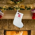 thumbnail image 1 of Gqtwoy Christmas Socks, Knitted White Embroidered Letter, Holiday Decoration for Mantel, Versatile Home Decor, Perfect Gift for Friends and Family, Unique Festive Ornaments, 1 of 5