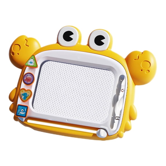 Gqtwoy Crab Magnetic Color Graffiti Sketchpad Drawing Board Toy, Educational Reusable Writing Board, Fine Magnetic Powder Technology, Safe Antipressure Material, Creative Art Activity