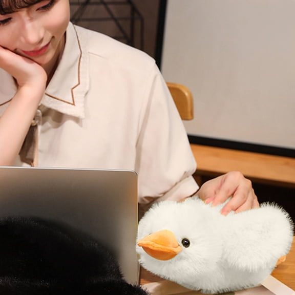 Gqtwoy Cute Duck Plush Toy - Soft Cotton Stuffed Animal, Comfortable Hugging Pillow, Perfect for Relaxation, Ideal for Birthday, Christmas, Halloween Gifts, Cozy Companion