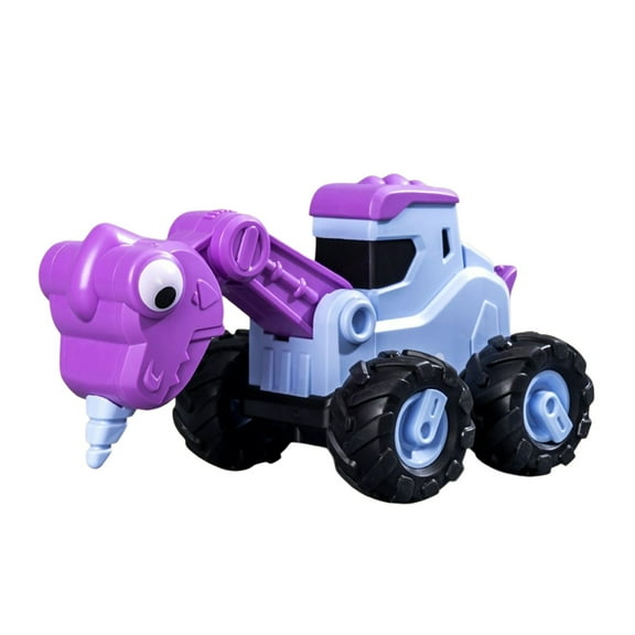 Gqtwoy Dinosaur Toy Car, Engineering Vehicle, Press And Go, Excavator Style, Fun Racing Experience, Unique Gift Idea, High Grip Design