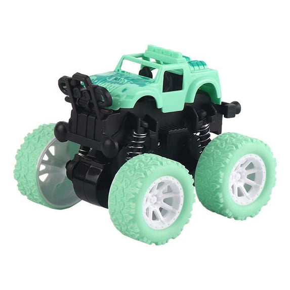 Gqtwoy Double Sided Inertial Friction Car, 4WD Flip Shock Car, Durable ABS Material, No Battery Needed, Fun Birthday Gifts, Christmas Gifts, Party Toy for All Ages, Racing Toy